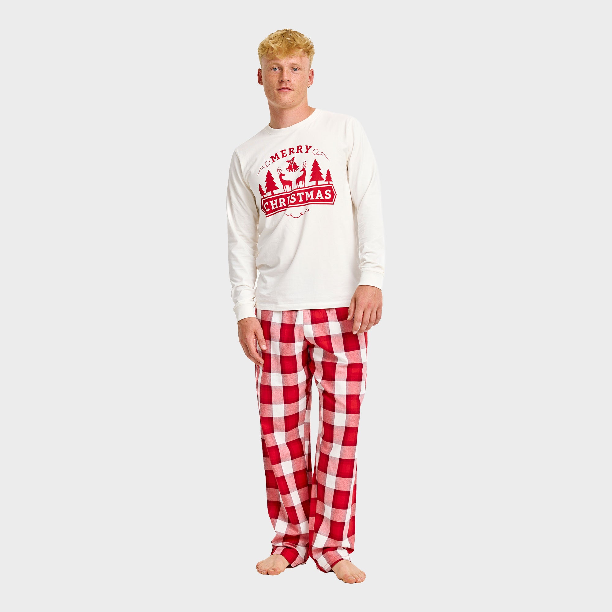 The Merry Christmas Pyjamas Top - Herre